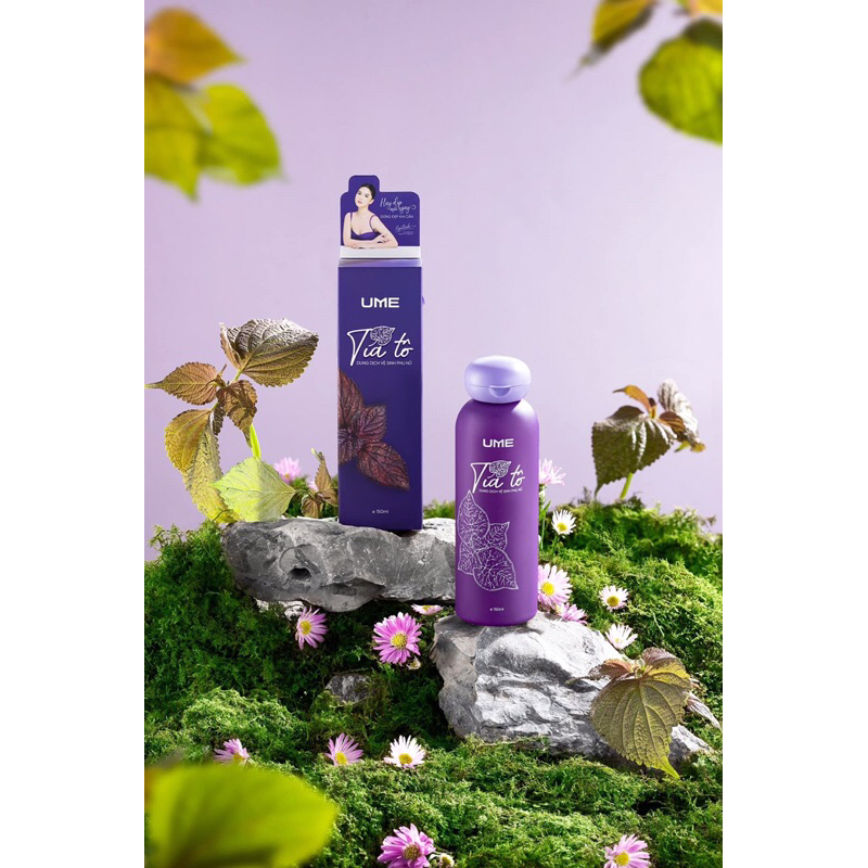 Dung dịch vệ sinh tía tô UME an toàn - dịu nhẹ - thuần chay từ thiên nhiên, dung tích 150ml
