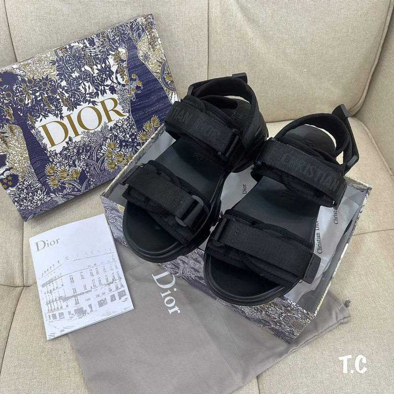 Sandal Dior Đế Cao Trắng Đen Full Size 35-39  -  By Anh Dinh Phuong