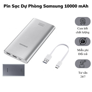 Pin sạc dự phòng Samsung EB-P1100 10000mAh Hỗ Trợ Sạc Nhanh, Vỏ Nhôm, Sạc Nhanh 25W Sạc Nhiều Điện Thoại Cùng Lúc