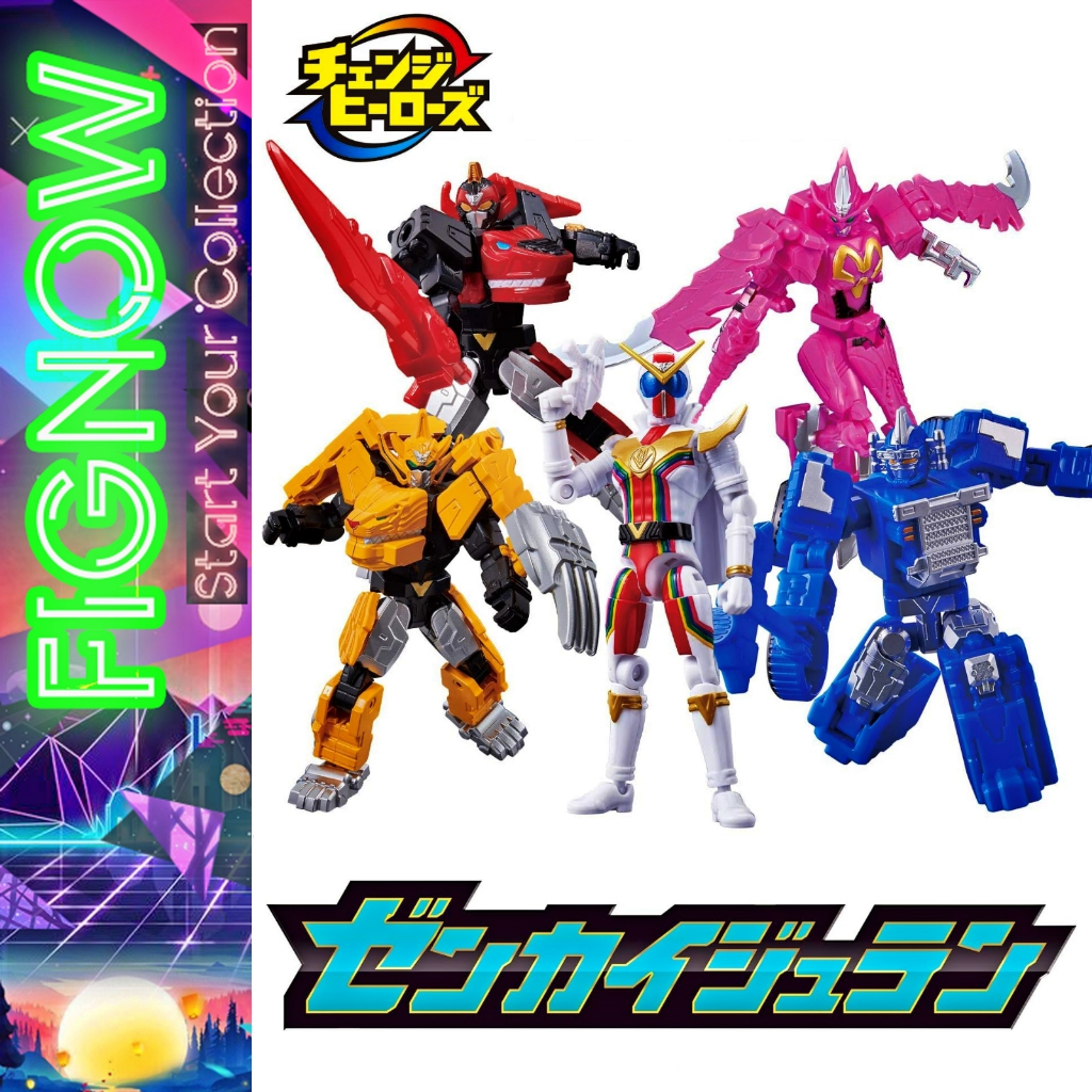 Mô hình đồ chơi chính hãng Bandai Change Heroes Zenkaiger Zenkai Juran Gaon Vroon Magine - Kikai Sentai Zenkaiger