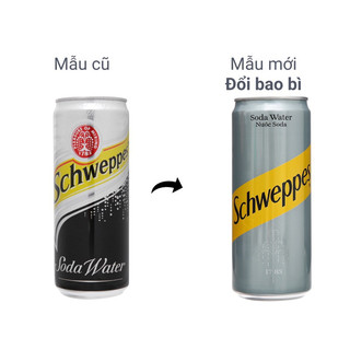 THÙNG 24 LON SODA SCHWEPPES 320ML