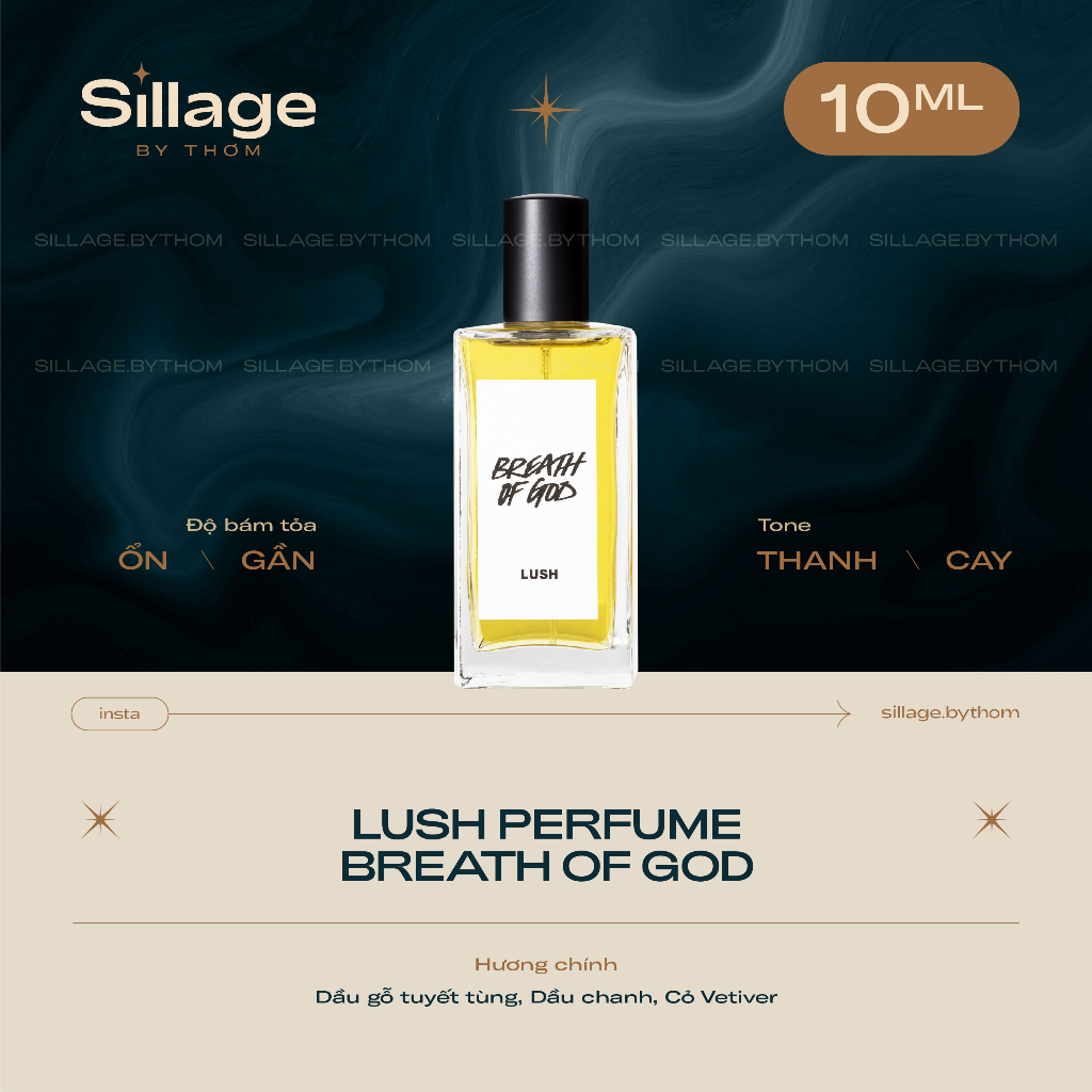 L U S H BREATH OF GOD PERFUME | Mẫu thử nước hoa unisex