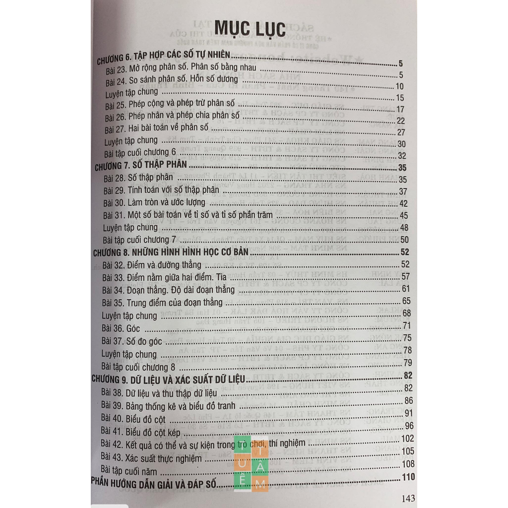 Sách - Hướng dẫn học và giải các dạng bài tập Toán 6