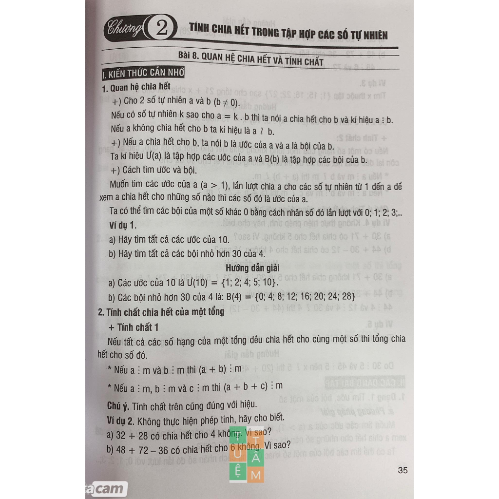 Sách - Hướng dẫn học và giải các dạng bài tập Toán 6