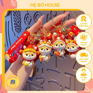 Chó Shiba siêu dễ thương đội mũ thần tài may mắn