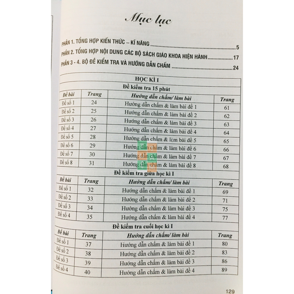 Sách - Đề kiểm tra Ngữ Văn 6