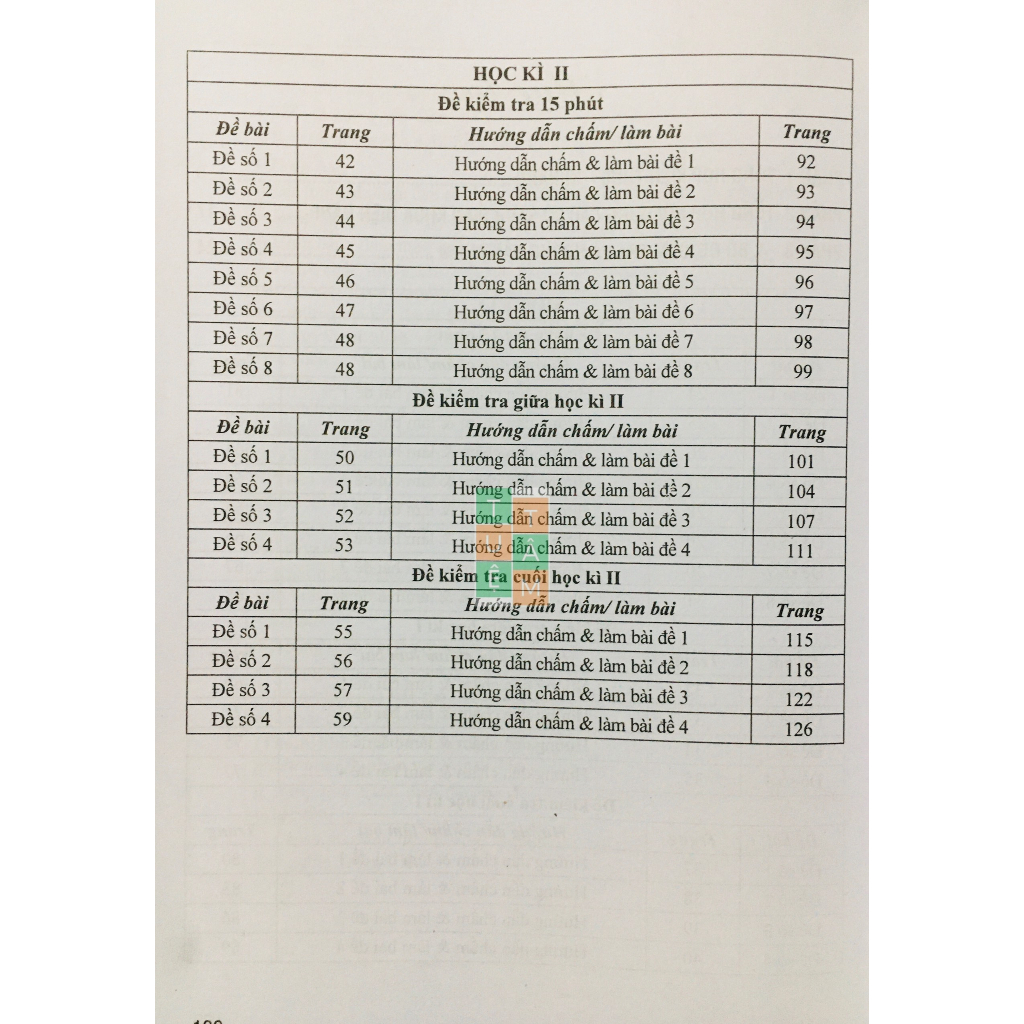 Sách - Đề kiểm tra Ngữ Văn 6