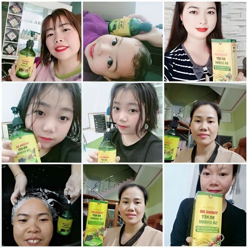 Dầu gội Thông Đỏ Bồ kết Sả Chanh LUCKYWAY 300ml