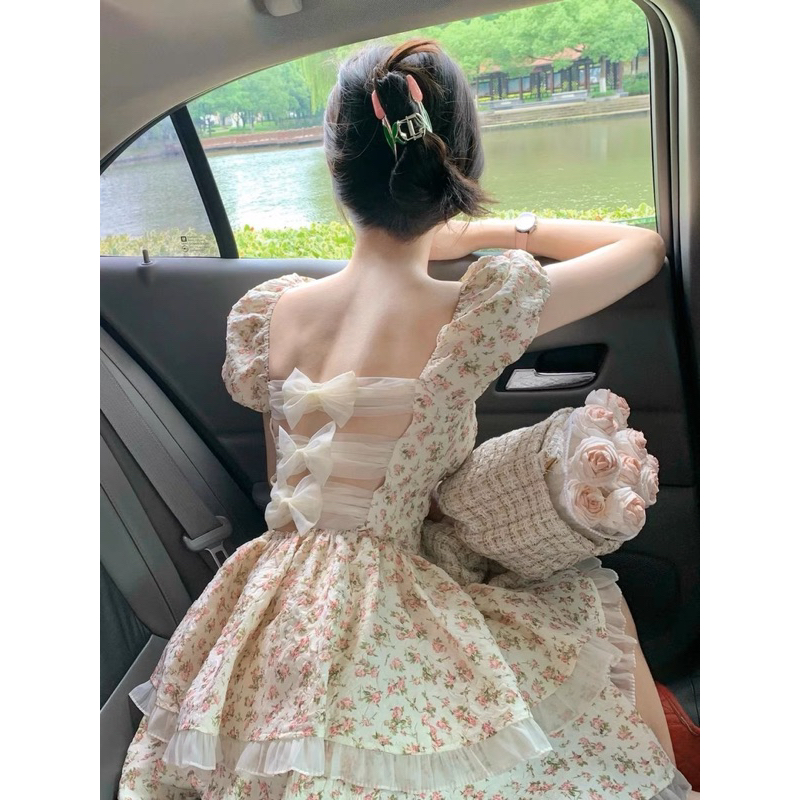 ĐẦM PHỐI NƠ LƯNG( có chuppysize)
