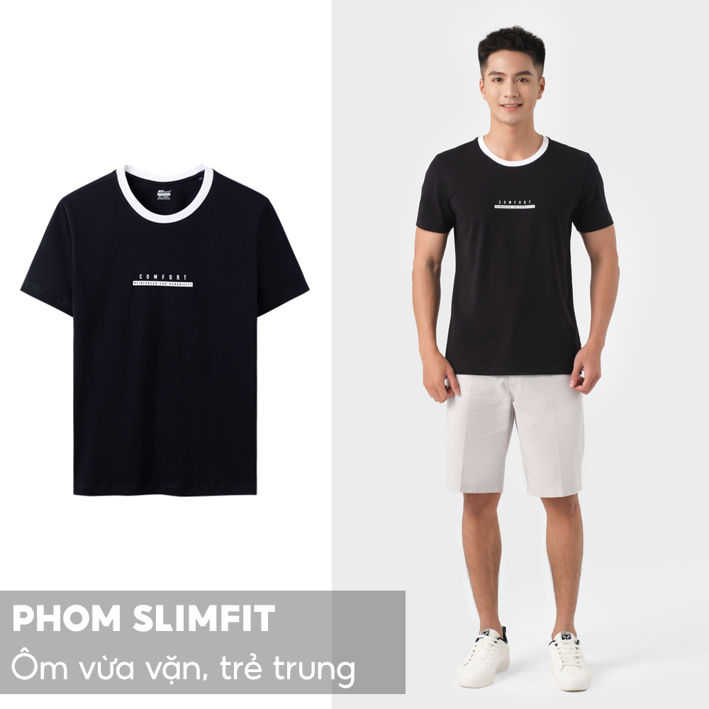 Áo Phông Nam 5S Thiết Kế In, Chất Cotton Mềm Mịn, Thoáng Mát, Co Giãn (01-TSO23002)