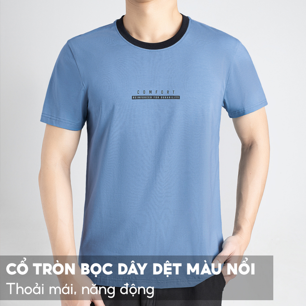 Áo Phông Nam 5S Thiết Kế In, Chất Cotton Mềm Mịn, Thoáng Mát, Co Giãn (01-TSO23002)