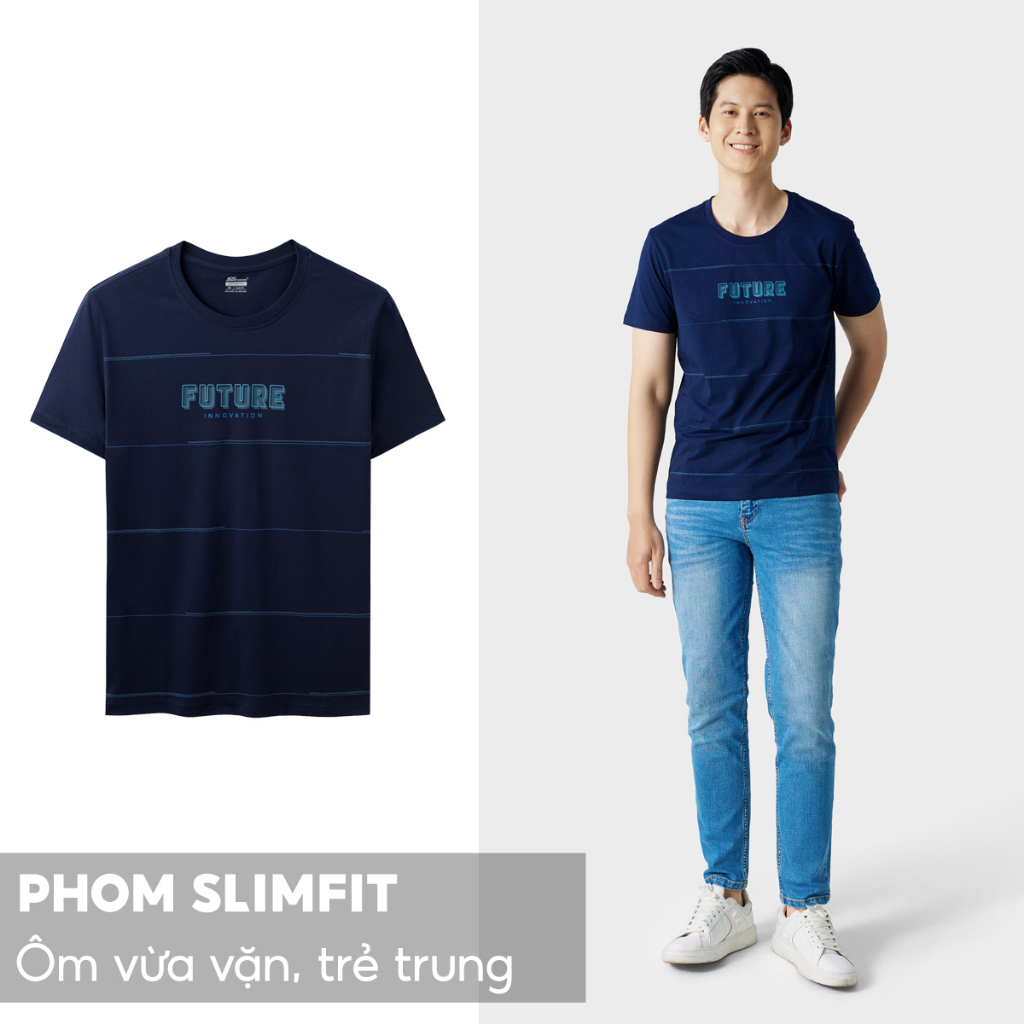 Áo Thun Nam 5S Cotton, Mềm Mịn, Thấm Hút, Thiết Kế Trẻ Trung, Năng Động (01-TSO23017)