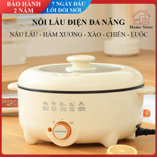 Nồi lẩu điện đa năng chống dính thiết kế an toàn tự động ngắt khi quá nhiệt, chảo điện cao cấp dung tích 5 lít.