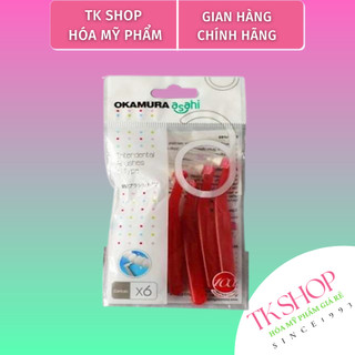 Okamura - bàn chải kẻ răng dành cho người niềng răng DẠNG L