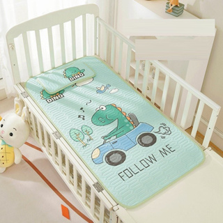 TẶNG KÈM GỐI Chiếu Điều Hoà Cao Su Non Tặng Kèm Gối Cho Bé In Hình 5D Baby