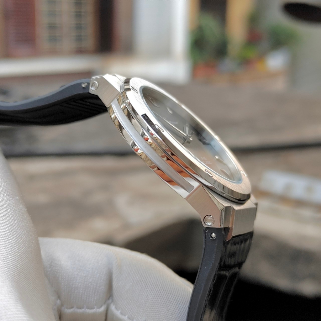 Đồng hồ Nam F80 Classic, 41mm, kính sapphire, máy nhật, mỏng.