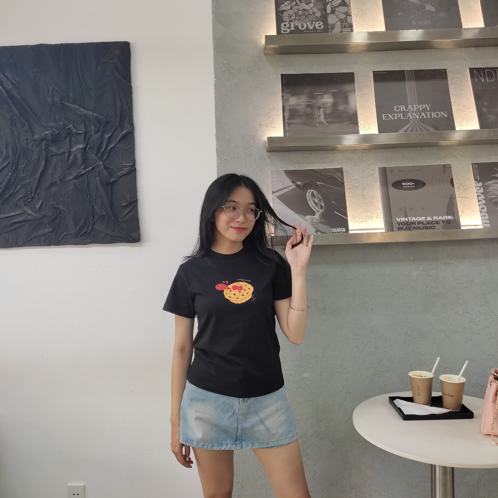 Áo thun Baby Tee hình bánh kem táo - Thiết kế mới nhất cho mùa hè 2023, letastore