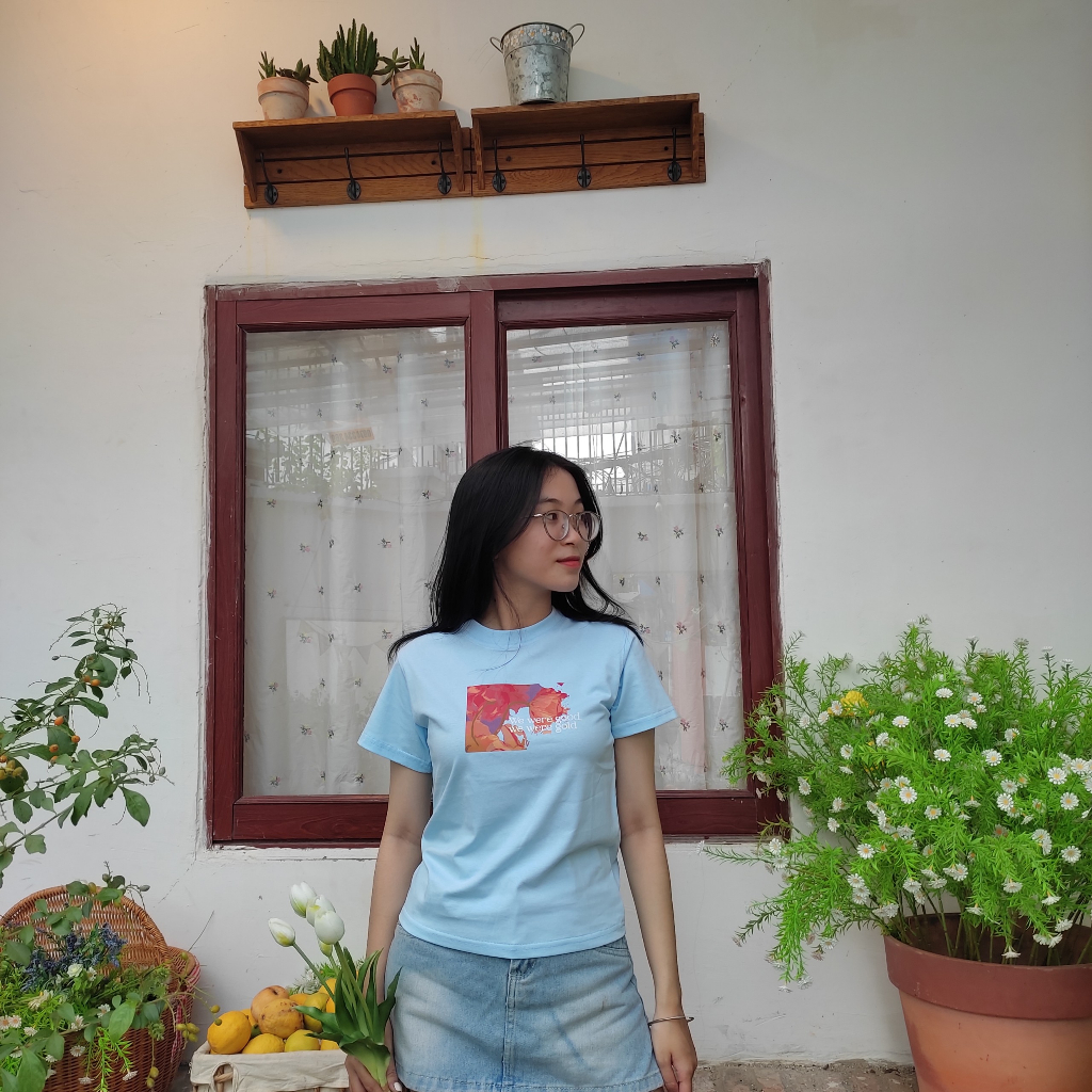 Áo thun Baby Tee hình chữ - Thiết kế mới nhất cho mùa hè 2023, letastore