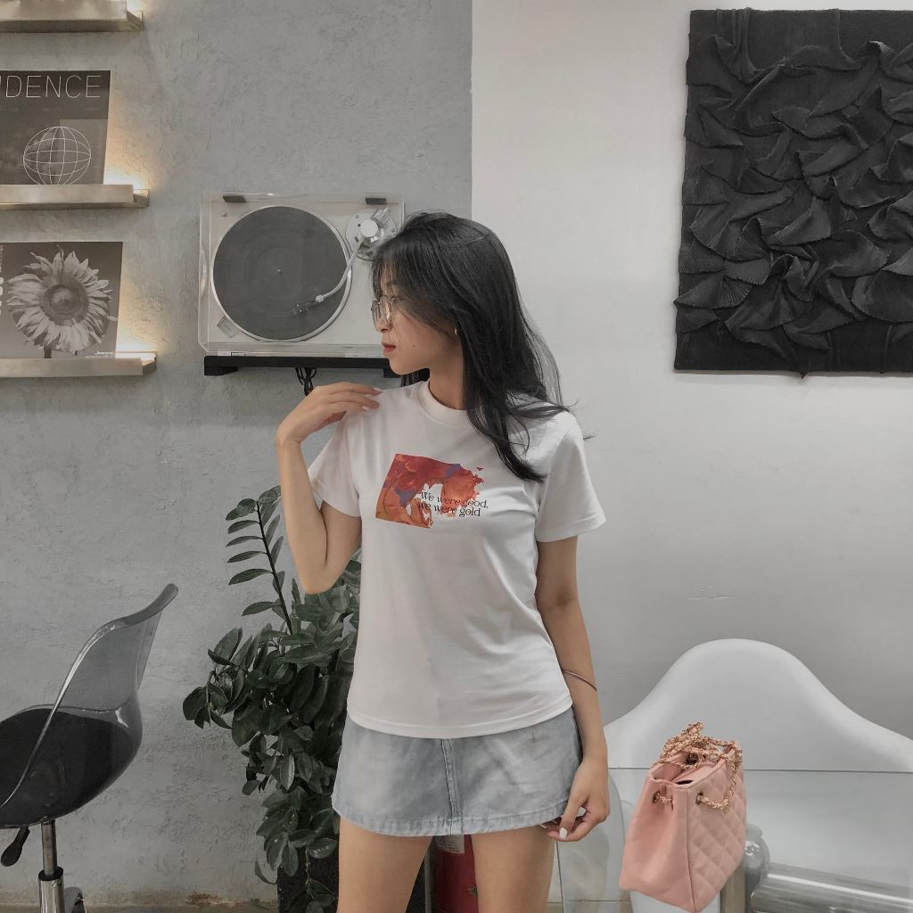 Áo thun Baby Tee hình chữ - Thiết kế mới nhất cho mùa hè 2023, letastore