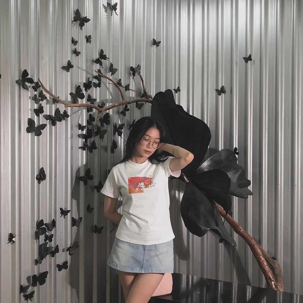 Áo thun Baby Tee hình chữ - Thiết kế mới nhất cho mùa hè 2023, letastore