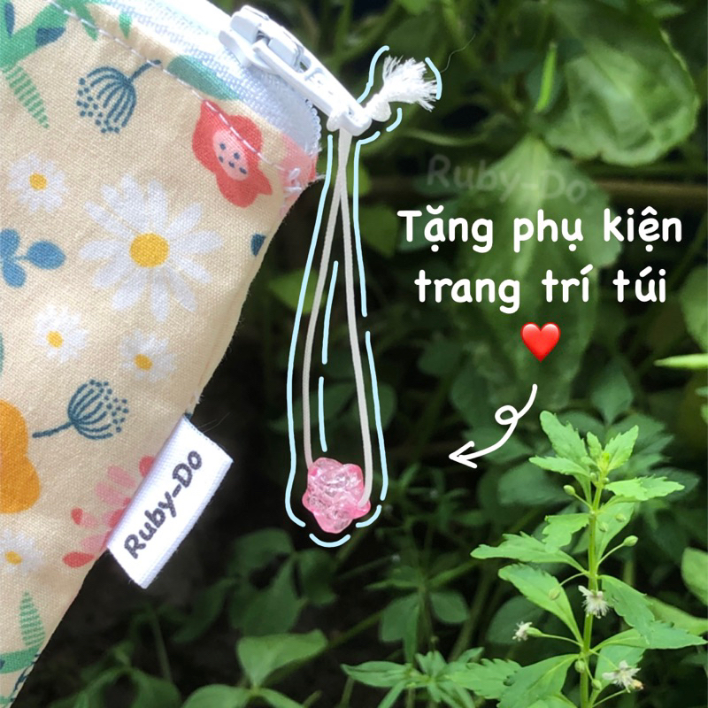 Ví dây kéo mini đựng đồ Ruby-Do