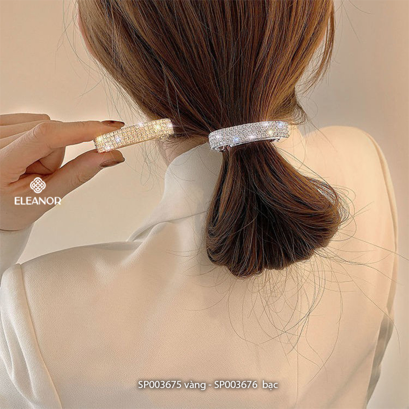 Kẹp tóc nữ Eleanor Accessories đính đá lấp lánh phụ kiện tóc 3675