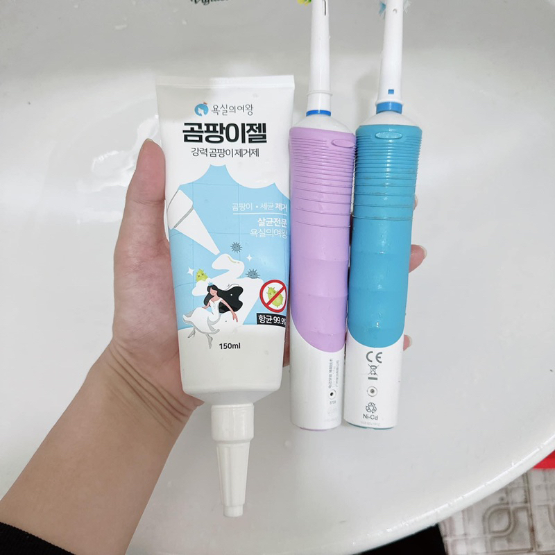 Gel tẩy mốc đa năng Yeowang Hàn Quốc (máy rửa mặt, bàn chải,gioăng cao su,kẽ tường,...)