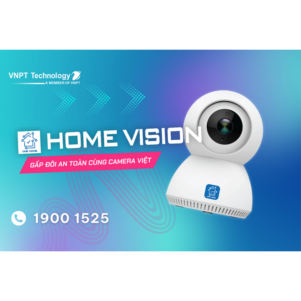 Camera IP Wifi VNPT Technology HVIP03 xoay 360 + thẻ 16Gb hàng Việt Nam Chất Lượng Cao