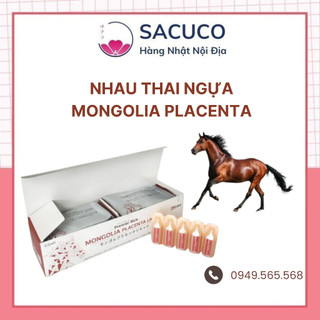 Nước uống nhau thai ngựa chiến Mông Cổ Mongolia Placenta Liquid Nhật Bản