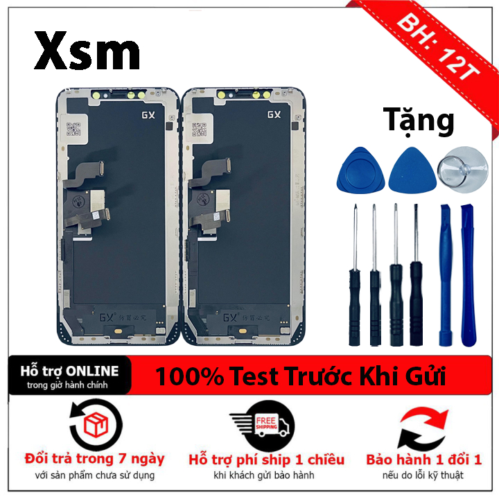 Màn hình ip Xs Max Gx_Tặng kèm bộ tua vít 9 món tự thay thế
