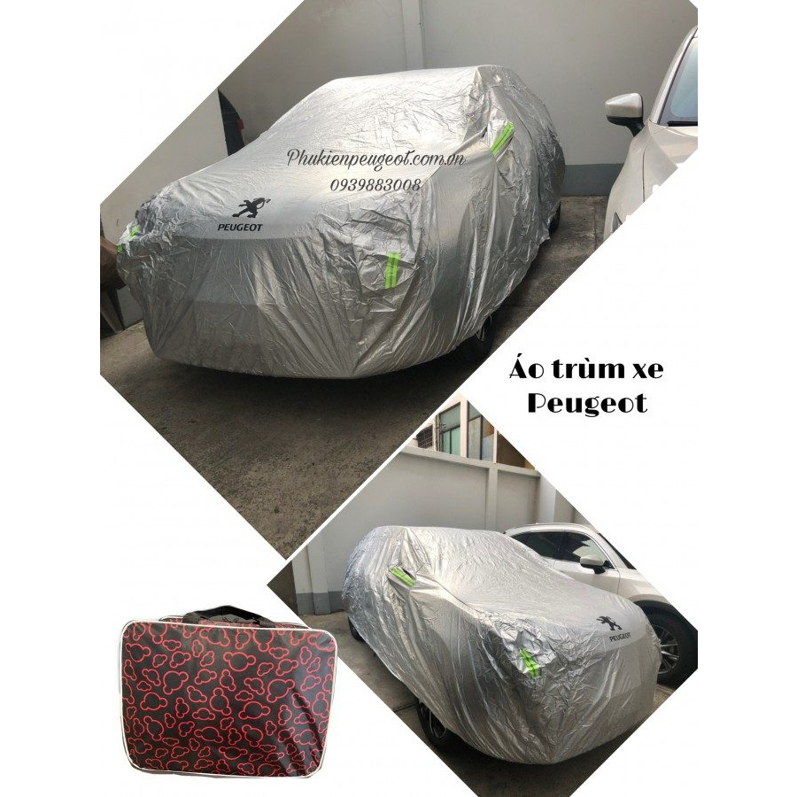 Áo trùm xe Peugeot 2008/ 3008/ 5008 cao cấp [Phụ kiện Peugeot miền Nam]