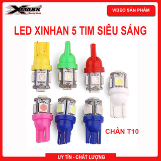 Led xinhan t10 siêu sáng | xinhan led 5 tim - giá 1 bóng