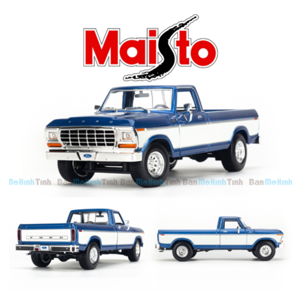 Mô hình xe Ford F150 Pick-up 1979 1:18 Maisto