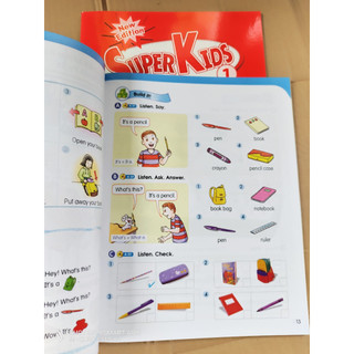 Superkids level 1 đến 5 (mỗi level gồm SB và WB) tặng file mp3
