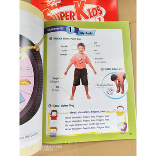 Superkids level 1 đến 5 (mỗi level gồm SB và WB) tặng file mp3