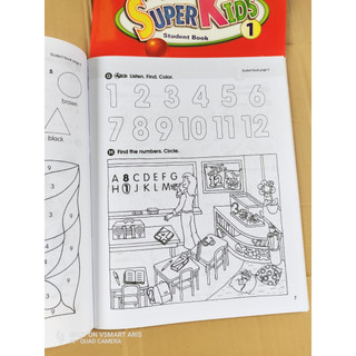 Superkids level 1 đến 5 (mỗi level gồm SB và WB) tặng file mp3