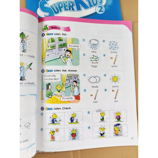 Superkids level 1 đến 5 (mỗi level gồm SB và WB) tặng file mp3