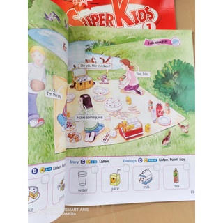 Superkids level 1 đến 5 (mỗi level gồm SB và WB) tặng file mp3