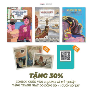 Sách - combo 3 tác phẩm văn chương và mỹ thuật - bìa cứng - đông a