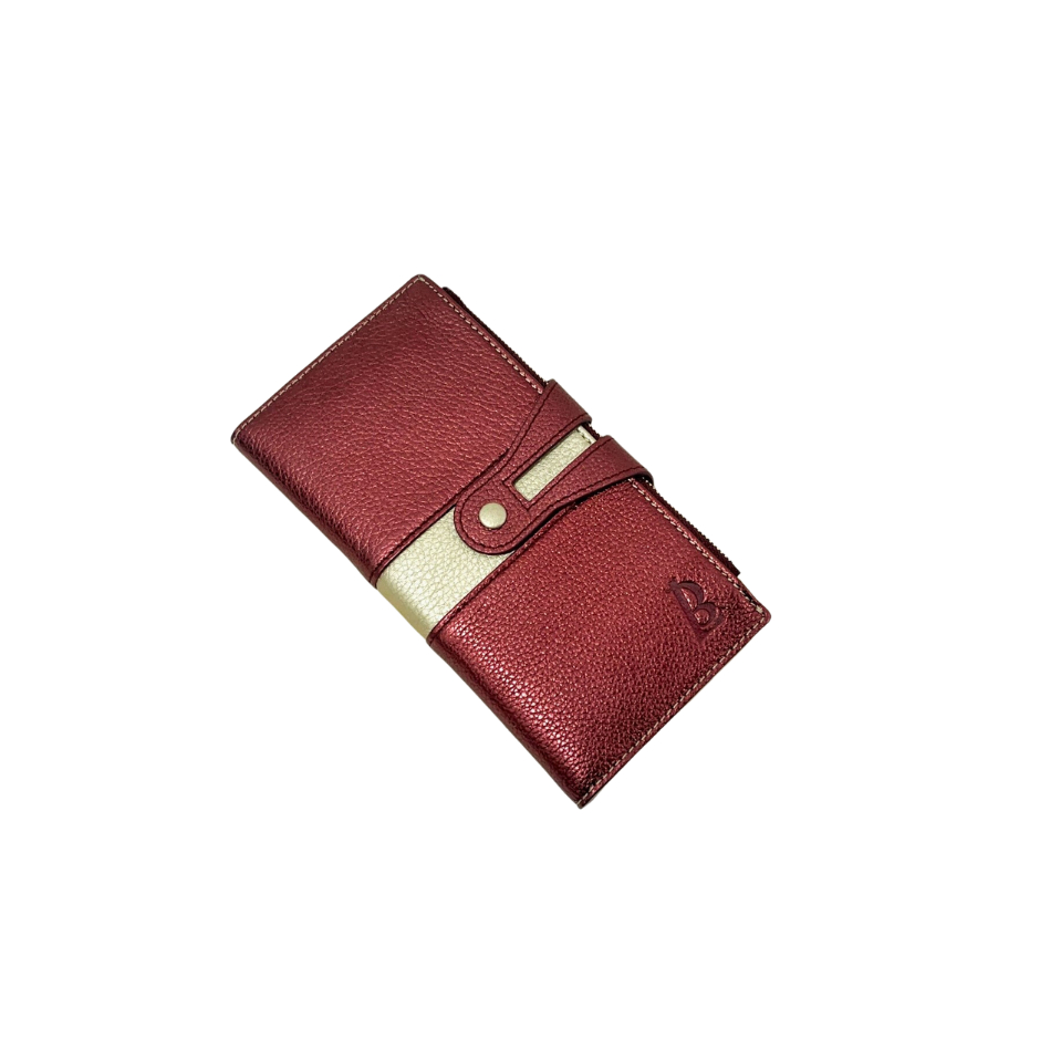 Ví nữ dài cầm tay 2 ngăn kéo cao cấp thiết kế độc đáo đẹp mắt thời trang nhiều ngăn tiện dụng 9VNDP62