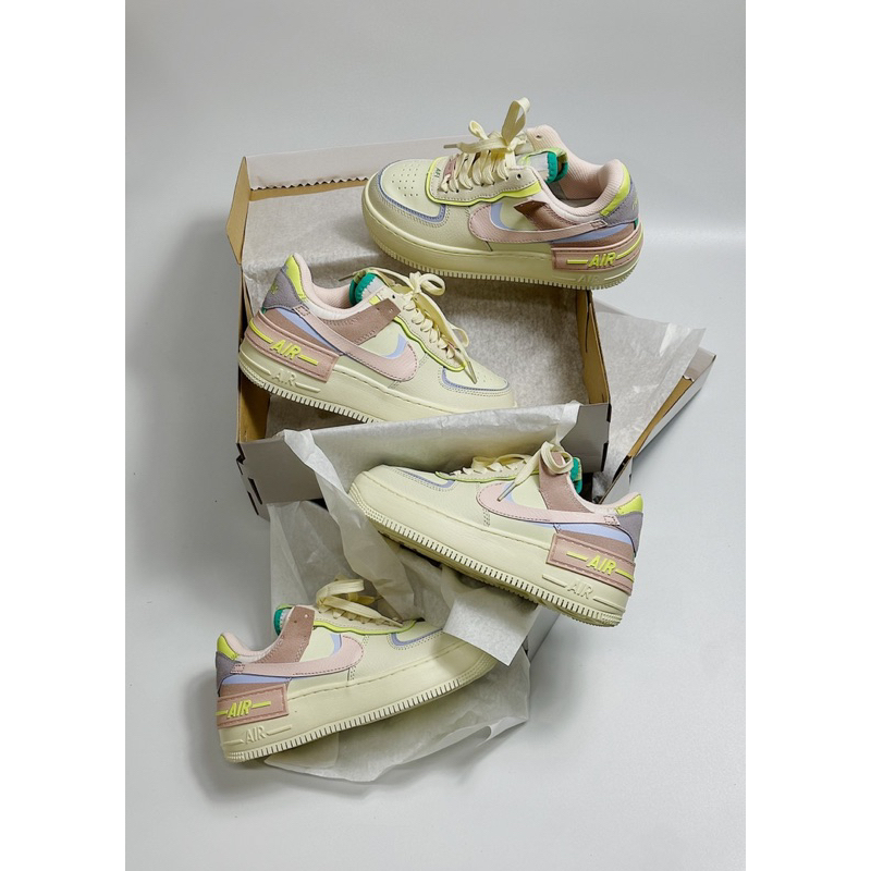 Giày AF1 Shadow 7 màu, Sd pastel mẫu mới nữ ảnh thật