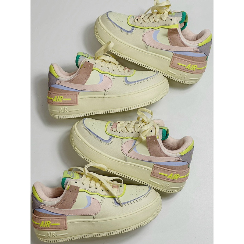 Giày AF1 Shadow 7 màu, Sd pastel mẫu mới nữ ảnh thật