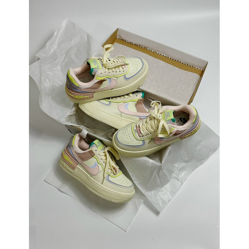 Giày AF1 Shadow 7 màu, Sd pastel mẫu mới nữ ảnh thật