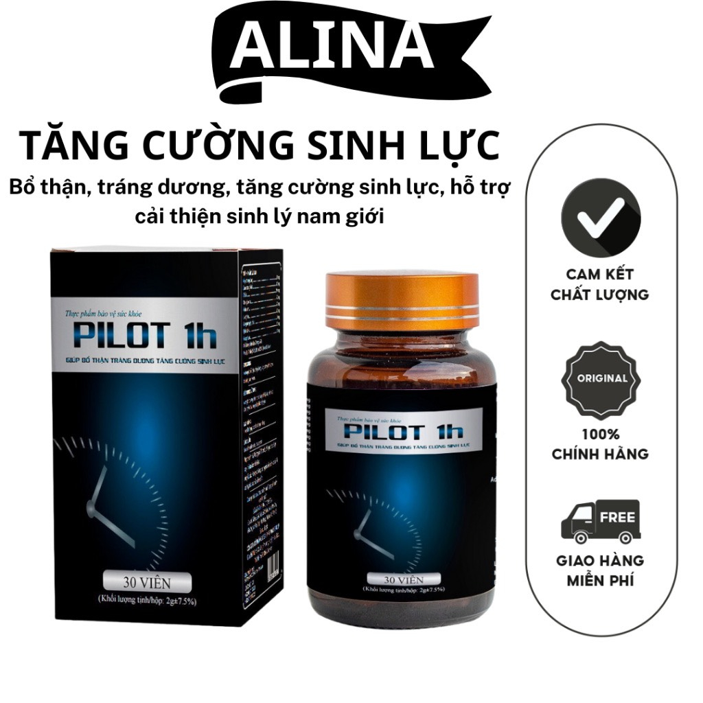 Pilot 1h Tăng Cường Sinh Lý Nam Giới Chống Xuất Tinh Sớm Kéo Dài Thời Gian Quan Hệ Bổ Thận Tráng Dương