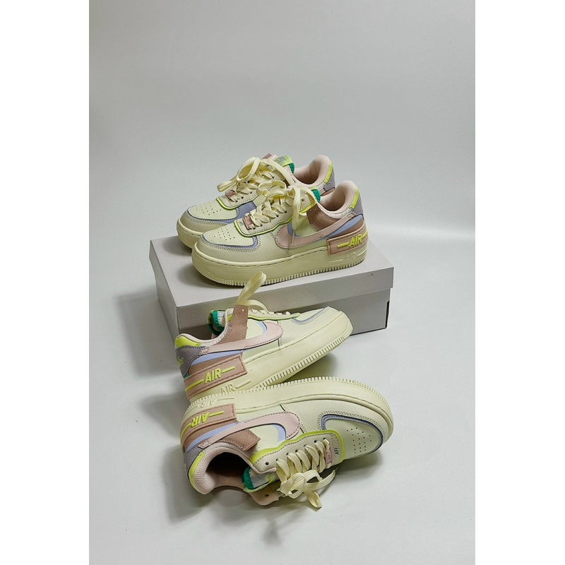 Giày AF1 Shadow 7 màu, Sd pastel mẫu mới nữ ảnh thật