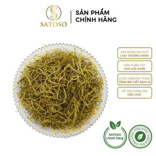 Kim ngân hoa sấy khô thượng hạng satoso gói 1kg