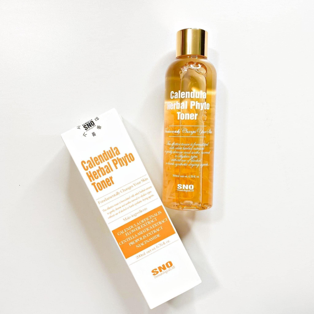 Nước Hoa Hồng SNO Calendula Herbal Phyto Toner Hoa Cúc - 200ml