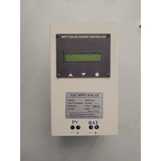 Điều khiển sạc Mppt 45A LCD 12V/24V/36V/48V cho tấm pin điện áp cao chuyên dụng cho điện mặt trời