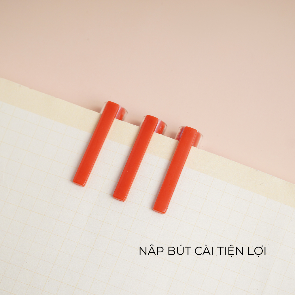 Bút Gel Ngòi 0.5mm Văn Phòng Phẩm PATO Màu Đen Đỏ Xanh B65