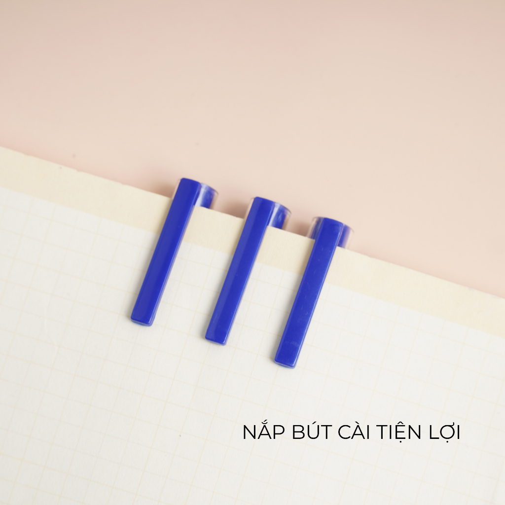 Bút Gel Ngòi 0.5mm Văn Phòng Phẩm PATO Màu Đen Đỏ Xanh B65